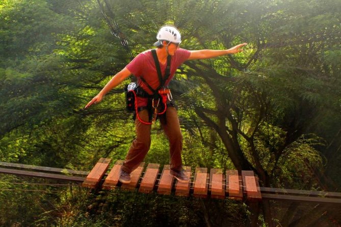 6 Zipline & Adventure Tower EPIC COMBO - The 20-Foot Step-Off and Auto-Belay System