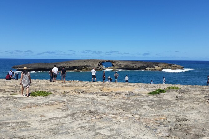 8-Hour Luxury Four Door Convertible Tour of Oahu's South and North Shores - Waimea Bay and Waimea Waterfall: ocean spectacle plus a hike