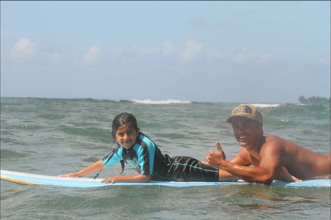 Beginner Surf Lesson at North Shore Haleiwa, Oahu - The full 2-hour lesson flow: gear, safety, land practice, then waves