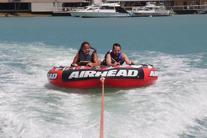 Combo Banana Boat Ride and Bumper Tube Ride in Hawaii - Captain Chad, and why calm matters on the water