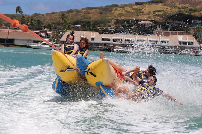 Combo Banana Boat Ride and Bumper Tube Ride in Hawaii - Weather: when the ocean decides your schedule