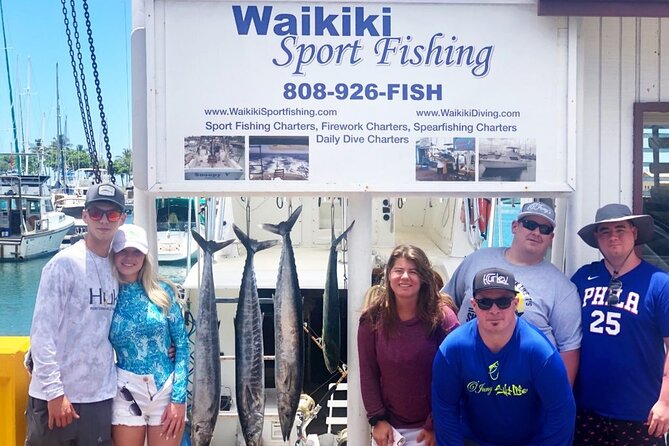 Deep Sea Exclusive Fishing Charter in Honolulu - The Boat Setup: 38’ Hatteras With Penn and Shimano Tiagra Gear