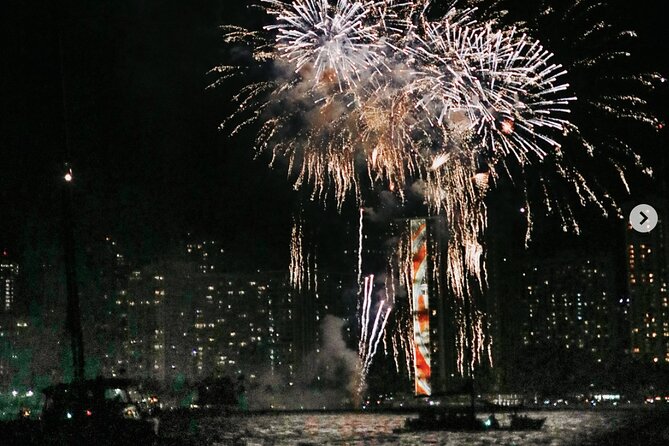 Friday Night Catamaran Fireworks Sail with Open Bar - Onboard comfort that actually helps: open bar, dry storage, and motion aid
