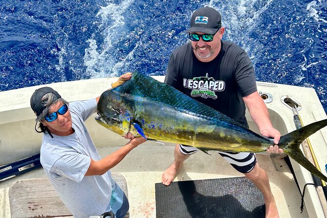 Full Day Sport Fishing Charter Honolulu - The fishing strategy: offshore pelagics first, then reef fish