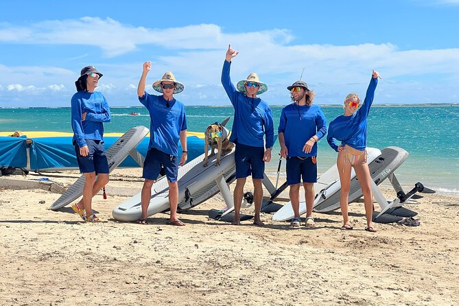Group of 2 + mid length eFoil experience Honolulu HAWAII - Safety First: Gear Provided and Real Comfort Checks