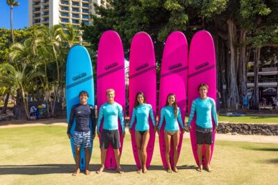 Group Surf Lesson in the Heart of Waikiki - A Simple 1.5-Hour Flow: From Kalakaua Ave to Waves