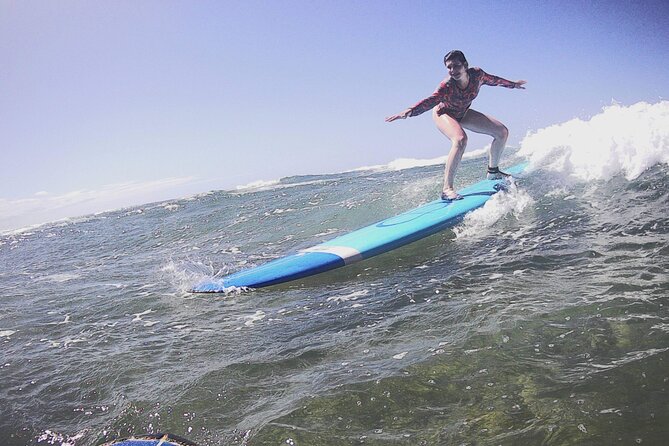 Group Surf Lessons for beginners on the North Shore of Oahu - Choosing Beginner Waves With Safety in Mind