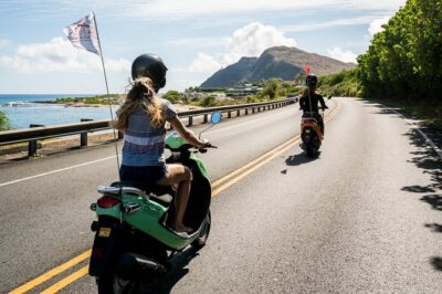 Hawaiian Style Moped Rental for the Day - Your Day Plan: How to Think About Stops (Waikiki, Oceanside Roads, and Locking Up)
