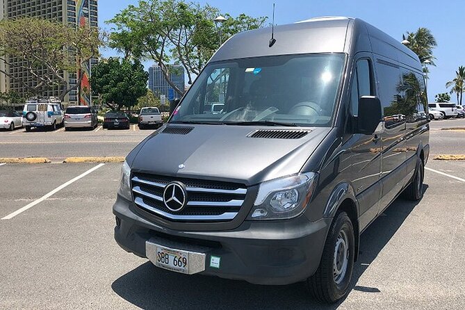 HNL Airport & Waikiki Private Transfer by Brand New Mercedes Van - Value Check: Why $160 Per Group Can Work