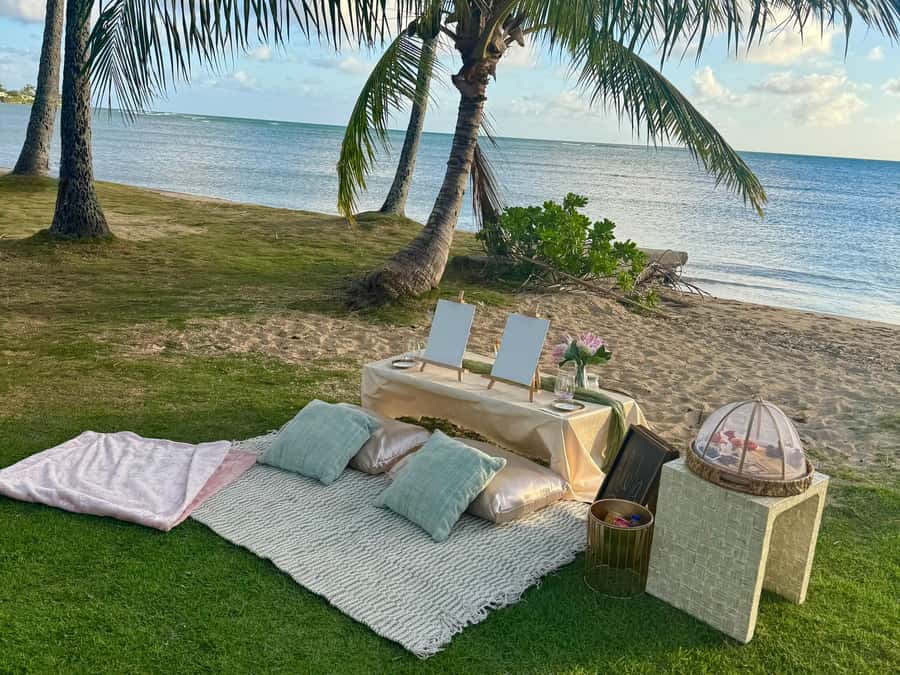 Honolulu: Beachside Luxury Picnic & Paint - Painting without experience: what actually makes it work in 2 hours