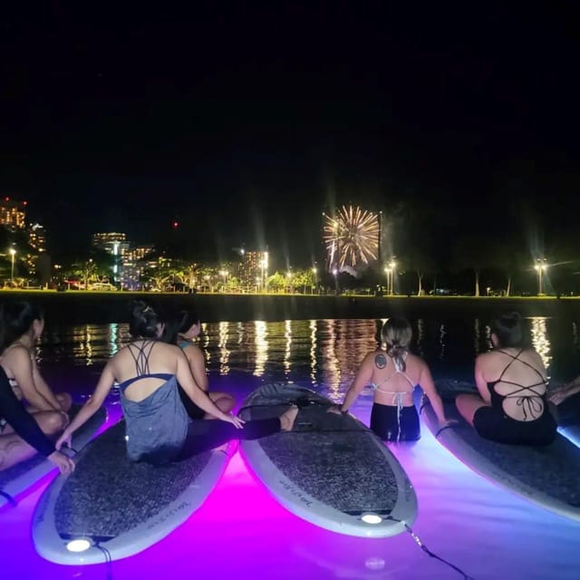 Honolulu: Fireworks Glow and Flow Yoga Class - Honolulu Skyline at Dusk: The View That Changes Mid-Class