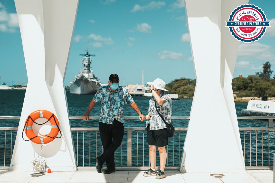 Honolulu: Salute to Pearl Harbor - USS Arizona Memorial Tour - Waikiki pickup on an open-air trolley: easy going, on schedule