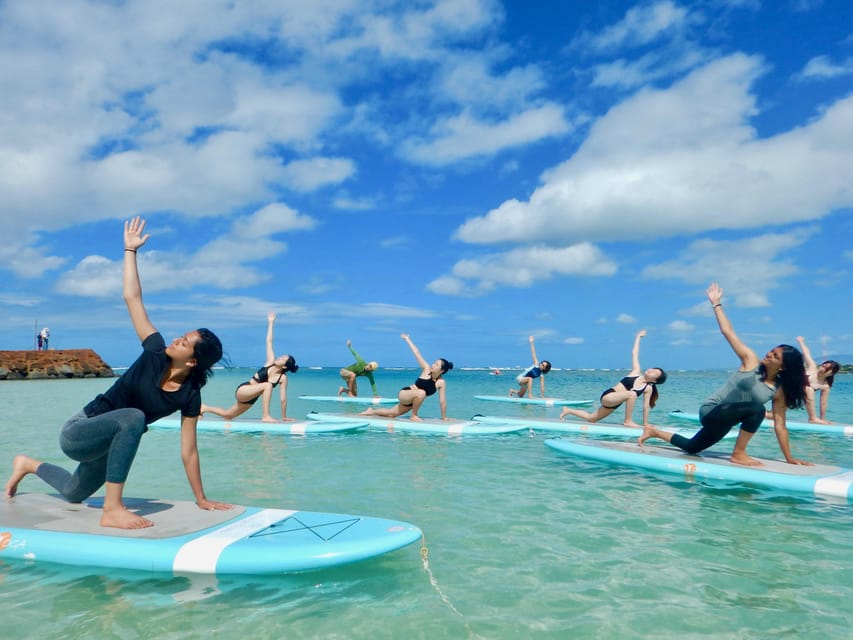 Honolulu: SUP (Standup Paddleboard) Yoga Class - The Shallow-Water Safety Setup (Why It Feels Less Risky)