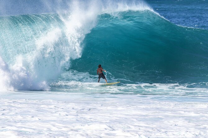 Learn to surf with a local big wave rider on the North Shore of Oahu - Kids, first-timers, and nerves: what the session is good at