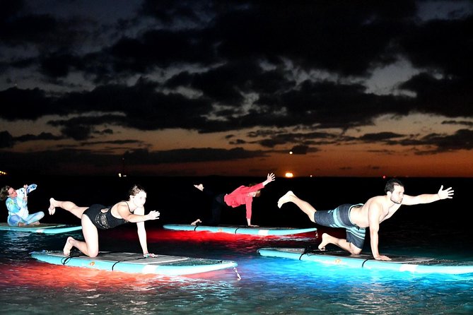 Night SUP Yoga in Honolulu, Hawaii - What Happens During the 1 Hour 15 Minute Class