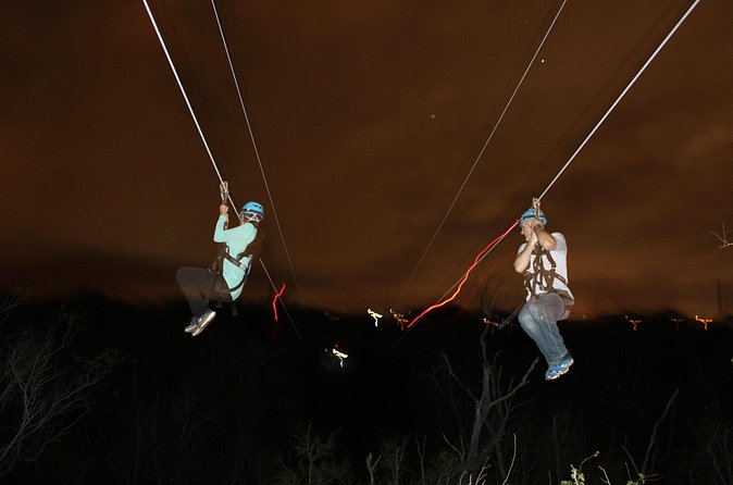 Night Zipline: 3 Zipline Adrenaline Adventure - Guides like Ethan and Kim, plus Judy and Nico, set the tone