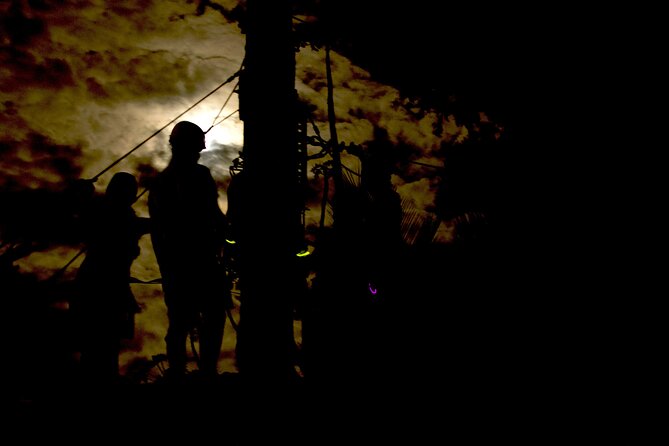 Night Zipline: 3 Zipline Adrenaline Adventure - S’mores and campfire snacks: the payoff after adrenaline