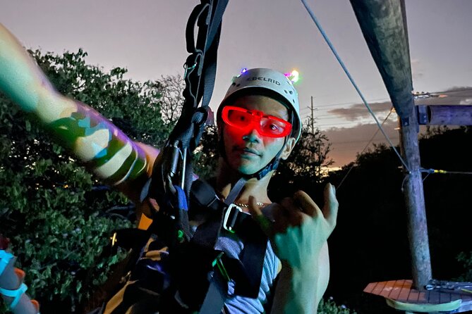 Night Zipline: 3 Zipline Adrenaline Adventure - Three nighttime ziplines with a park that has six lines