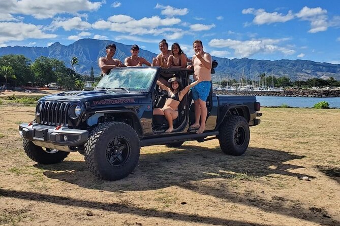 Northshore ocean adventure and circle islandJeep Tour- Guaranteed to see turtles - North Shore by Jeep: round-trip hotel pickup and real flexibility