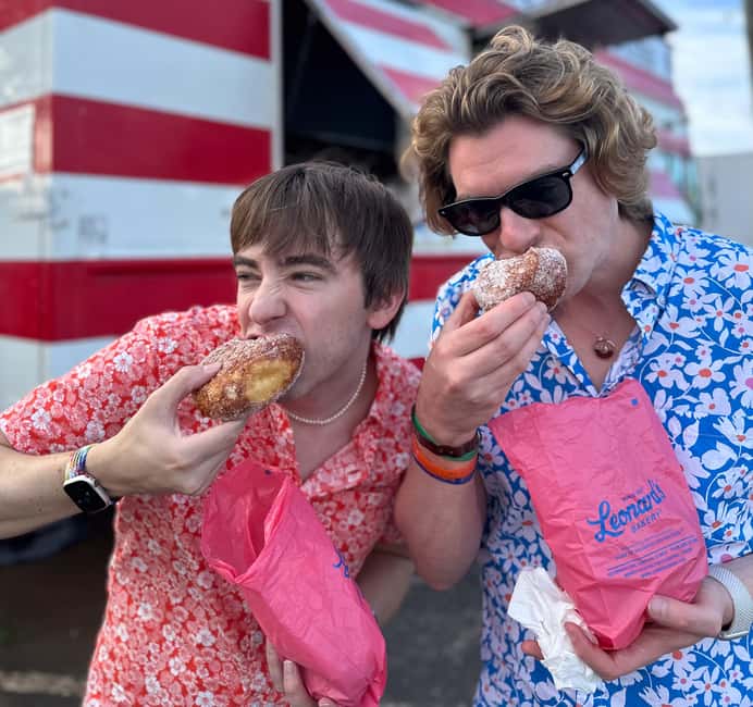 Oahu: Full-Day Guided Hawaiian Food and Photo Tour - Leonard’s malasada and the coastline photo stops