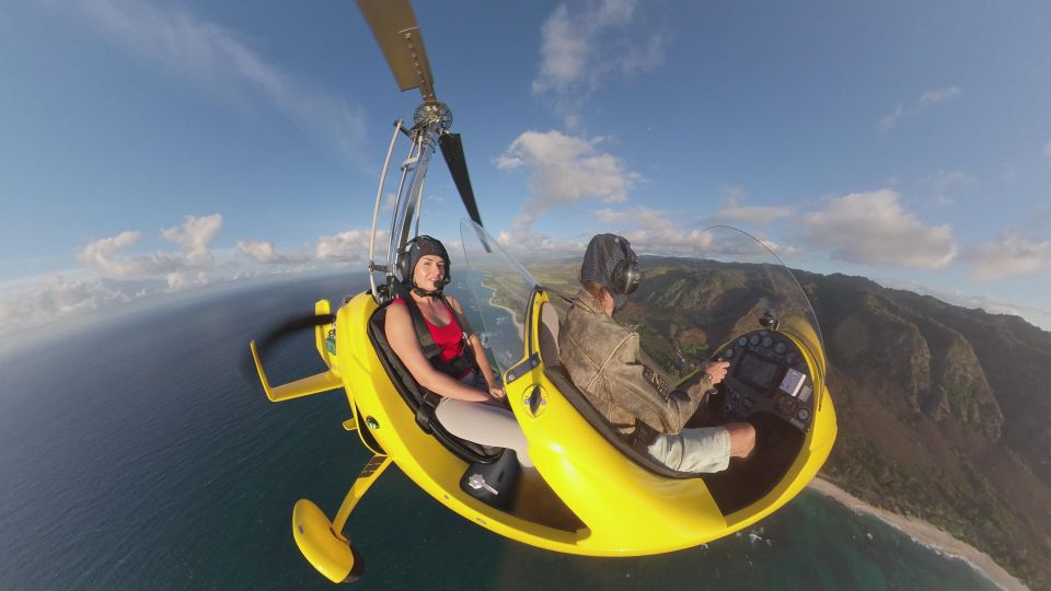 Oahu: Gyroplane Flight over North Shore of Oahu Hawaii - Skyland Air and Jay: The Instructor Factor Matters