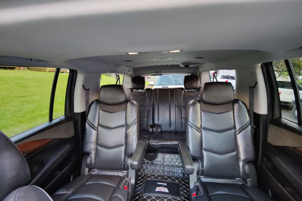 Oahu: Honolulu Airport Private by Escalade SUV - From Waikiki back to the airport: reduce stress at the end of the trip