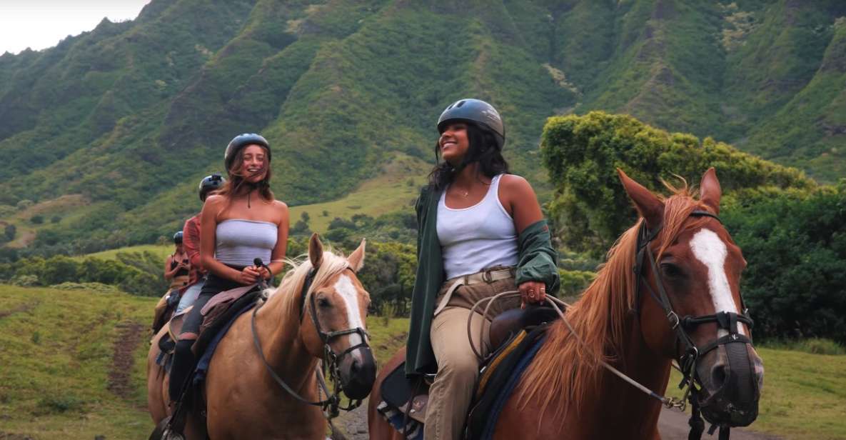 Oahu: Kualoa Hills and Valleys Horseback Riding Tour - Jurassic Valley on Horseback at Kualoa Ranch