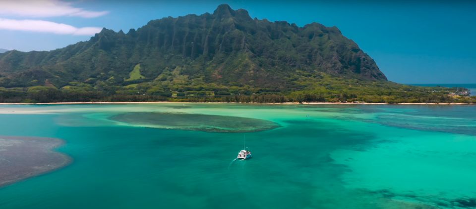 Oahu: Molii Fishpond and Kaneohe Bay Catamaran Tour - ~45 minutes on Kaneohe Bay: views, wildlife, and the ocean you came for