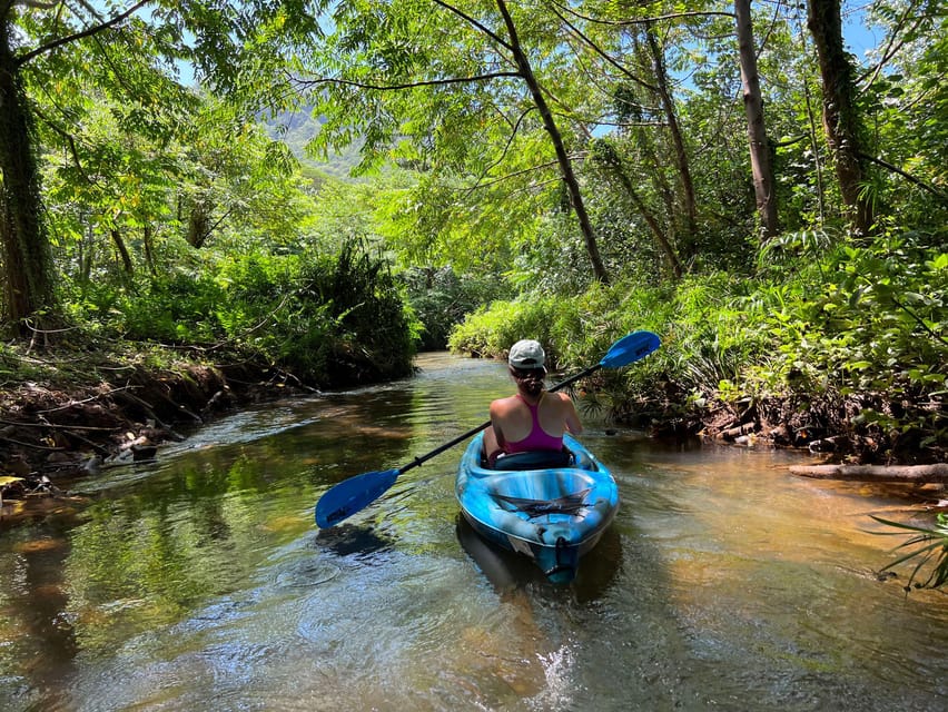 Oahu: Single & Double Kayak 3-Hour River Rental - Safety and fit: life jackets, swimmers, and back comfort