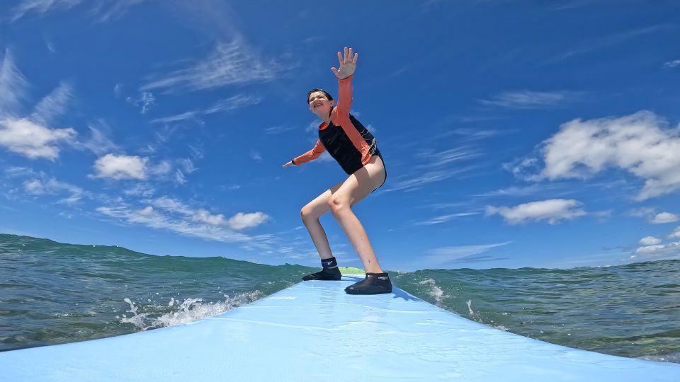 Oahu: Surf Lesson - What you’ll learn: paddling, standing up, and water safety
