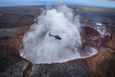 Oahu to Big Island : Big Island Volcano Helicopter Tour & Hilo 1 Day Tour - Hilo by Van: Kamehameha, Rainbow Falls, Richardson Black Sand