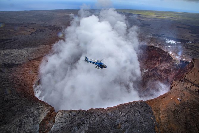 Oahu to Big Island : Big Island Volcano Helicopter Tour & Hilo 1 Day Tour - Hilo by Van: Kamehameha, Rainbow Falls, Richardson Black Sand