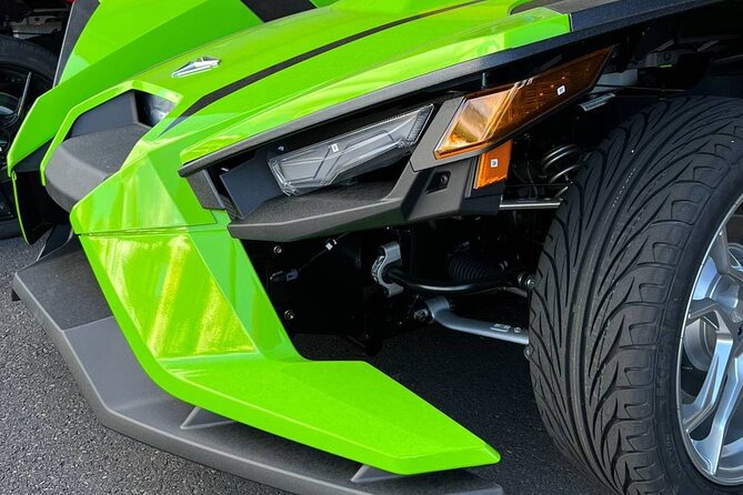 Polaris Sling Shot Rental - SL w/ Tech Package - Metalic Red - What You’re Actually Renting: Polaris Slingshot SL, Metallic Red, and the Tech Package
