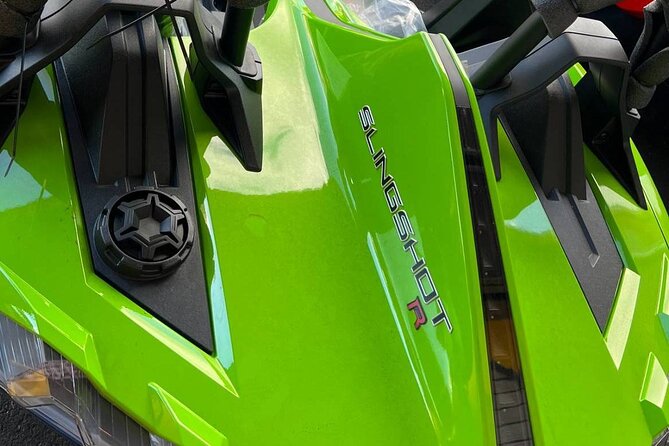 Polaris Sling Shot Rental - SL w/ Tech Package - Metalic Red - The Tech Stuff That Changes Your Day: Ride Command, GPS, and Apple CarPlay
