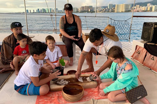 Polynesian Canoe Day Sail - The food on board: local comfort, not tourist snacks