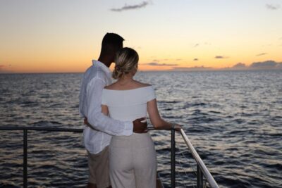 Premium Snorkel Sunset Cruise with Whale and Dolphin Watch - West-coast catamaran time: views plus real wildlife odds