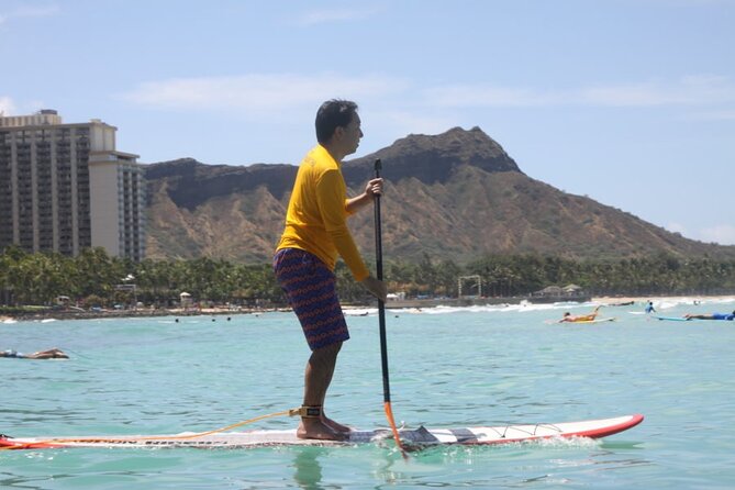 Private Group SUP Lessons by Waikiki Beachboys at the Royal - SUP on Waikiki Waves: what you’re really buying for $95.53