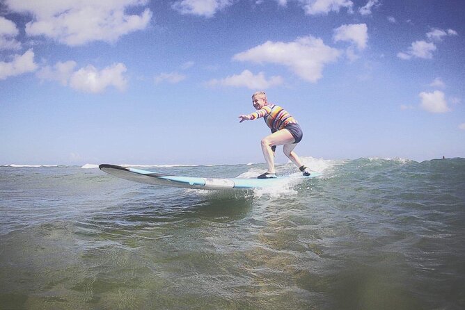 Private Surfing Lessons on the North Shore of Oahu - Paddling Out and Catching Your First Wave