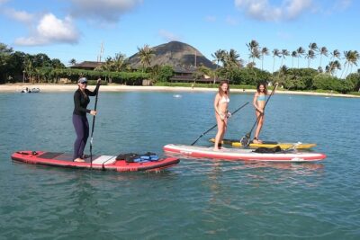 Stand Up Paddle Board Lessons - Coaches who focus on comfort (Massimo and Max show up in the stories)