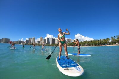 Stand Up Paddle Open Group Lesson with Waikiki Courtesy Shuttle - Getting there: Surf School Bus, courtesy shuttle, and the Kalākaua meeting point