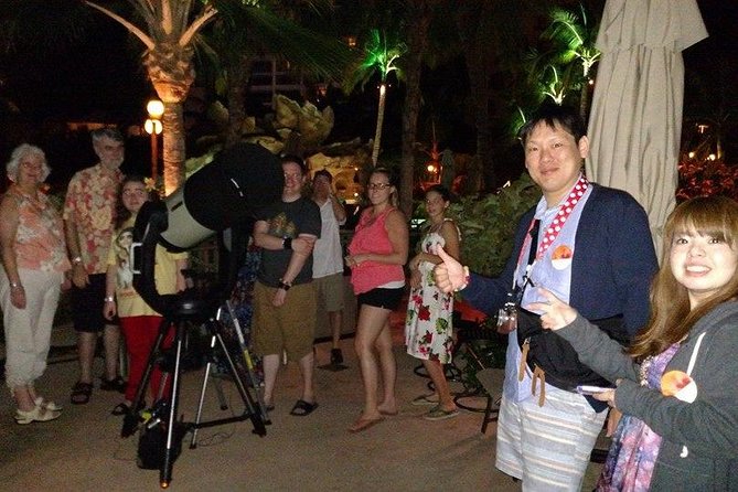 Star Tour Show at Ko Olina - Telescope time: moon craters and Saturn’s rings