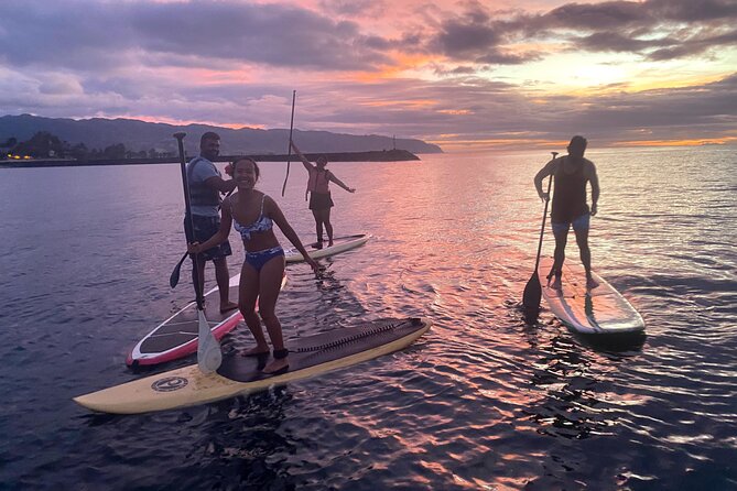 Sunset Stand Up Paddle with Photos and Turtles - Small group energy: calm lessons and less waiting around