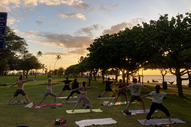 Sunset Yoga Flow at Magic Island - Music by the ocean: why the playlist timing works