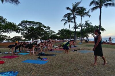 Sunset Yoga Flow at Magic Island - Props and support: mats, straps, blocks (no gear stress)