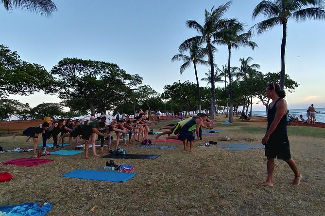 Sunset Yoga Flow at Magic Island - Props and support: mats, straps, blocks (no gear stress)