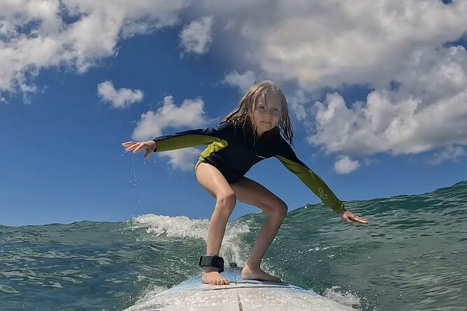 Surf Lessons get your Social Media video & photos you Surfing HI. - Price and Value for a 1-Hour Oahu Session