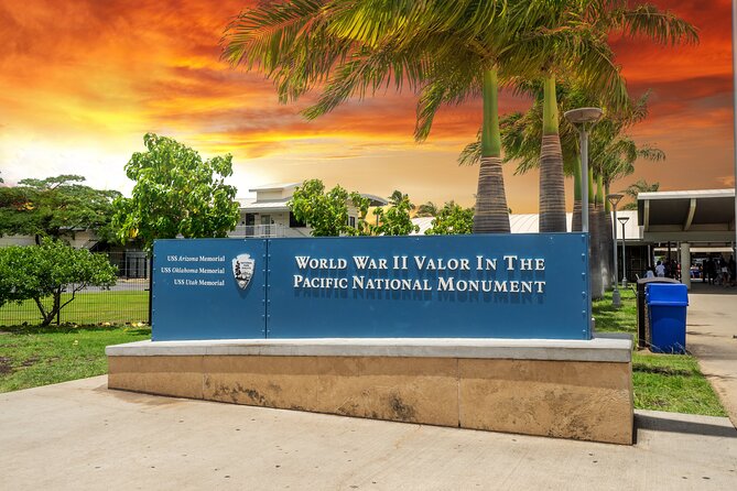 Tribute to Pearl Harbor Arizona Memorial and Honolulu City Tour - Punchbowl Cemetery at dusk-level meaning (even in daytime)
