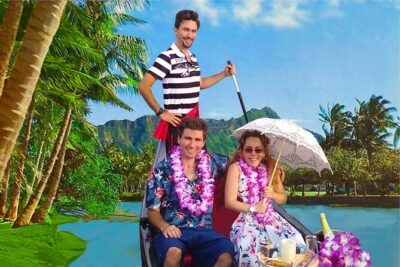 Valentine's Waikiki Gondola Cruise - The Ala Wai route: skyline, rainbows, and city-light calm