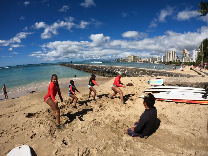 Waikiki: Family, Private, and Group Surfing Lessons - Riding the shuttle and spotting Waikiki’s best landmarks