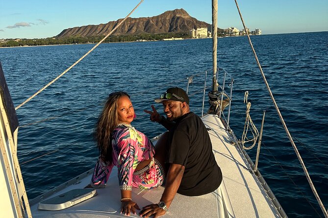 Waikiki private Day Tour and Sunset sail for couples - The captain makes it personal: stories, positioning, and comfort